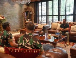 Pangkormar Anjangsana ke Mantan Panglima TNI Jenderal TNI (Purn) Andika Perkasa