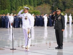 Irjen TNI Pimpin Upacara Ziarah Nasional HUT Ke-80 TNI Yang Digelar di TMP Kalibata