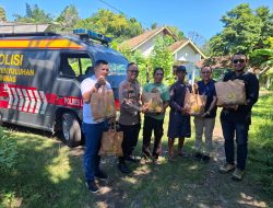 Polres Lampung Selatan dan Kawasan Nirwana Resort Gelar Bakti Sosial di Masyarakat Lingkungan Wisata Merak Belantung