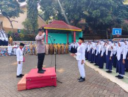 Kapolsek Purwodadi Jadi Pembina Upacara di SMPN 1 Purwodadi, Seru Pelajar Jauhi Narkoba