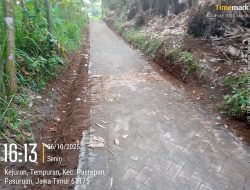 Diduga Proyek Siluman Pembangunan Paving Jalan Desa Tempuran, Dusun Kejuron Tanpa Ada Papan Informasi