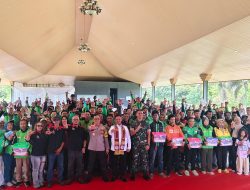Kapolda Lampung Hadiri HUT KE-8 Gaspool Lampung, Apresiasi Kontribusi Driver Online Jaga Kamtibmas