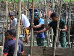 TNI Manunggal Air: Satgas TMMD Kodim 1505/Tidore Bangun Sumur Air Bersih Untuk Warga