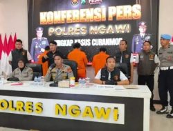 Residivis Empat Kali Asal Klaten, Satreskrim Polres Ngawi Bongkar Sindikat Curanmor Lintas Provinsi