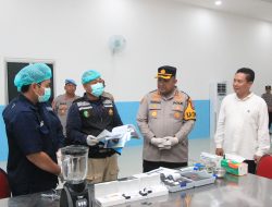 Kapolres Tuban Didampingi Penjabat Utama Cek Progres Pembangunan Dua Satuan Pelayanan Pemenuhan Gizi (SPPG) di Kecamatan Jenu