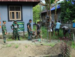 Atasi Krisis Air Bersih, Satgas TMMD Ke-126 Kodim 1505/Tidore Bangun 4 Titik Sumur Bor di Oba Selatan “TNI Manunggal Air”