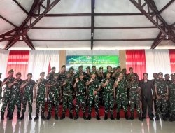 Dandim 1710/Mimika Pimpin Acara Tradisi Korps Pindah Satuan, Masuk Satuan dan Purna Tugas Personel Kodim 1710/Mimika