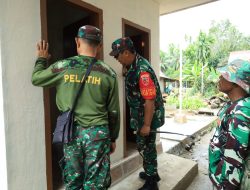 Pastikan Tepat Waktu dan Berkualitas, Dansatgas TMMD Ke-126 Kodim 1505/Tidore Cek Langsung Progres Pembangunan Fisik dan Sasaran Tambahan