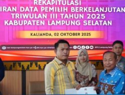 KPU Lampung Selatan Tetapkan 805.283 Pemilih dalam Daftar Pemilih Berkelanjutan Triwulan III 2025