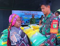 Gerakan Pangan Murah Kodim 1714/PJ, Wujud Kepedulian Untuk Stabilitas Harga Beras
