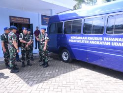 Laksanakan Binpomau, Danpuspomau Tinjau Kesiapan Satpom Lanud Sultan Hasanuddin