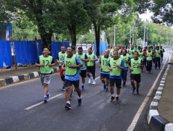 Jelang UKP Personel Lanud Sultan Hasanuddin Laksanakan Tes Samapta