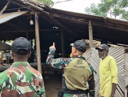 Renovasi Penuh Kepedulian: Satgas Yonif 312/KH Bangun Kembali Semangat Warga Perbatasan