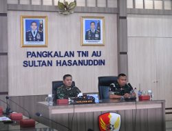 Danlanud Sultan Hasanuddin Ikuti Rapat Koordinasi Lintas Instansi Jelang Pemberlakuan UU PRU