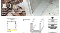 Pembangunan Saluran Drainase Desa Sawahan Tuban, Terindikasi Ada Ketidaksesuaian Spesifikasi