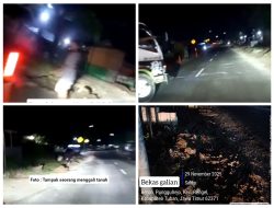 ‎Proyek Malam Hari di Jalan Raya Rengel, Jadi Perbincangan Warga Sekitar
