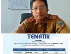 Desa Suak Lampung Selatan Raih Juara Favorit Lomba Desa Wisata Nusantara 2025, Kategori ll Desa Maju/Mandiri Tematik