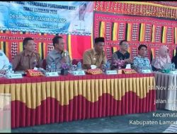 Gelar Musrenbangdes untuk 2026 Di HBM Kalianda, Plt Kades setempat Tegaskan Pembangunan Yang Tidak Hanya Berorientasi Pada Fisik Belaka