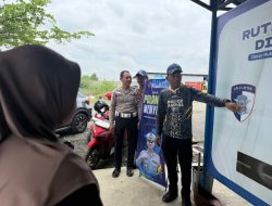 Satlantas Polres Nganjuk Lewat Program “Polantas Menyapa” Beri Edukasi Langkah Mudah Ujian Praktik SIM di Satpas
