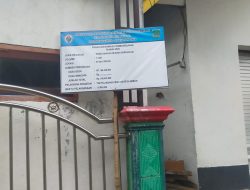 Pemerintah Desa Sebani Lakukan Pemeliharan Gedung Serbaguna