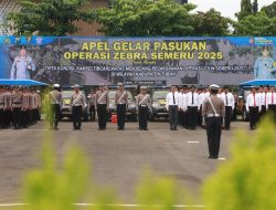 Polres Tuban Apel Gelar Pasukan Operasi Zebra Semeru 2025, Keselamatan Berlalulintas Jadi Prioritas Utama