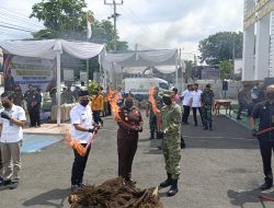 Kejari Lampung Selatan Musnahkan Barang Bukti dari 82 Perkara, Termasuk Narkotika dan Senjata Api