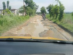 Bagaikan Kolam Mini!!..Jalan Trucuk Seakan di Anak Tirikan, Pemkab Tidur Apa Pura-pura Tutup Mata