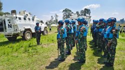 Satgas INDORDB XXXIX-G Laksanakan Misi Keamanan dan Kemanusiaan