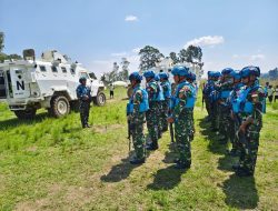 Satgas INDORDB XXXIX-G Laksanakan Misi Keamanan dan Kemanusiaan