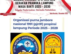 DPD PJ91 LAMPUNG menyucapkan selamat dan sukses dukungan pada pelantikan kwarda lampung