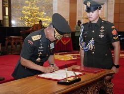 Kasum TNI Pimpin Sertijab Asintel Panglima TNI dan Aster Panglima TNI