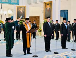 Panglima TNI Hadiri Pengucapan Sumpah Wakil Ketua MA dan Pelantikan Kepala serta Wakil Kepala BRIN di Istana Negara