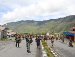 Konflik Perang Suku di Kabupaten Puncak Jaya Berhasil Diredam TNI Kodim 1714/Puncak Jaya