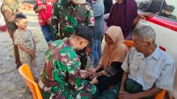 TNI Dirikan Pos Kesehatan Terpadu untuk Korban Banjir Aceh