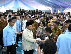 Panglima TNI Hadiri Peresmian Akad Massal 50.030 Unit Rumah Subsidi FLPP oleh Presiden RI