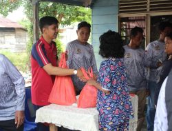 Stasiun Bakamla TBK Salurkan Paket Sembako Sambut HUT ke-20 Bakamla RI