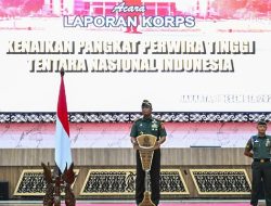 Wakil Panglima TNI Pimpin Laporan Korps Kenaikan Pangkat 139 Pati