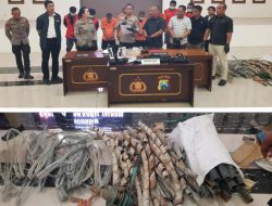 Satreskrim Polrestabes Surabaya Berhasil Tangkap Pelaku Pencurian Kabel JPU dan Kabel Telkom