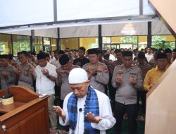 Polres Magetan Sholat Ghoib dan Donasi Kemanusiaan untuk Korban Bencana Aceh Sumatera