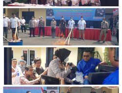 Satresnarkoba Polres Pelabuhan Tanjung Perak Musnahkan Barang Bukti Narkoba dalam Kurun Waktu Januari Hingga Desember 2025