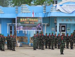 Beri Penghormatan Kepada Arwah Para Pahlawan, Kodim 1710/Mimika Bersama Satuan TNI AD di Timika Gelar Upacara Tabur Bunga Peringati Hari Juang TNI AD Ke-80 TA 2025