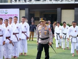 Kapolda Lampung Buka Ujian Sabuk Hitam Karate Inkanas Regional Zona I 2025