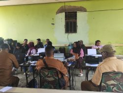 Kodim 1715/Yahukimo bersama Disdukcapil Kabupaten Yahukimo Gelar Pembuatan Adminduk Dalam Rangka Hari Juang TNI AD