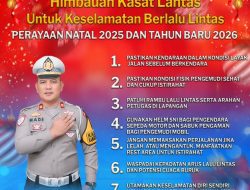 Libur Natal dan Tahun Baru, Polisi Ingatkan Pengendara di Lampung Selatan Utamakan Keselamatan