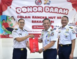 Peringati HUT ke-20, Bakamla RI Sumbangkan 107 Darah