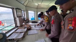 Jelang Nataru Polresta Banyuwangi Gelar Pemeriksaan Keselamatan Terpadu di Pelabuhan Ketapang