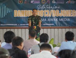 Terus Perkuat Sinergitas, Kodim Bojonegoro Gelar Silaturahmi dengan Insan Media