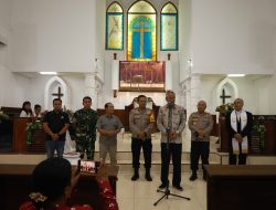 Pastikan Perayaan Natal Aman dan Kondusif, Forkopimda Tuban Pantau Langsung Gereja