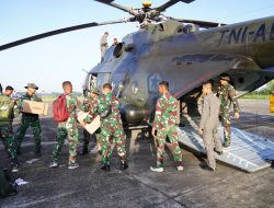 Misi Kemanusiaan Tanggap Bencana, Helikopter MI-17 TNI Bawa Bantuan ke Kota Langsa