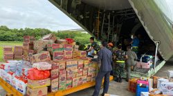 Posko Peduli Bencana Lanud Sultan Hasanuddin Salurkan Bantuan Untuk Korban Bencana di Aceh, Sumbar dan Sumut
